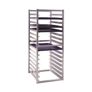 New Age 1612 20.4in x 24in Welded Aluminum Pan Insert Rack with Open Sides 
