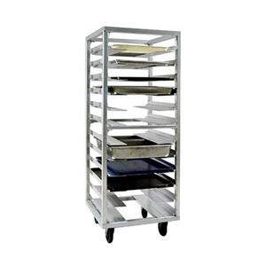 New Age 1635 25.25in x 24.5in Welded Aluminum Mobile Universal Pan Rack 