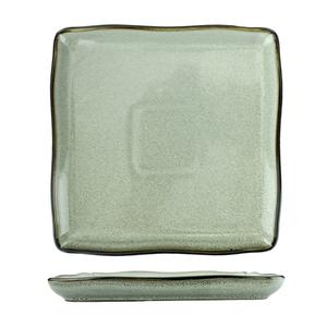 International Tableware, Inc LU-22-AS Luna 10in Square Ash Stoneware Plate - 1dz 