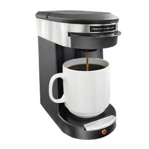 Hamilton Beach HDC200S-CA Front Loading 1 Cup Pod Coffee Brewer w/ Automatic Shut Off