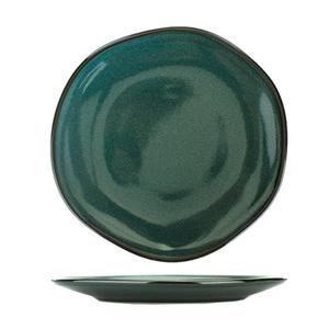 International Tableware, Inc LU-5-MI Luna 5-1/2" Diameter Midnight Blue Stoneware Plate - 3 Doz
