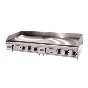 Lang 260SC LG Series 60" Gas Countertop Solid State Thermostat Griddle