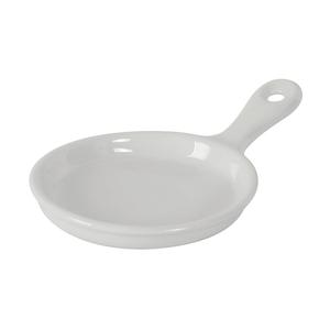 Tuxton China Inc GLP-650 LINX 6-1/2 oz. Porcelain White Mini Skillet - 1 Doz