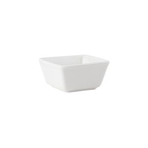 Tuxton China Inc ABU-750 Napa 3 oz. Pearl White Ceramic Square Ramekin - 2 Doz
