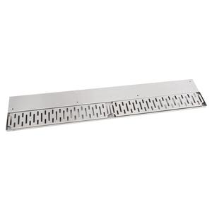 John Boos UBDR-30-X 30" x 8" 18 Gauge Stainless Steel Bar Drink Rail
