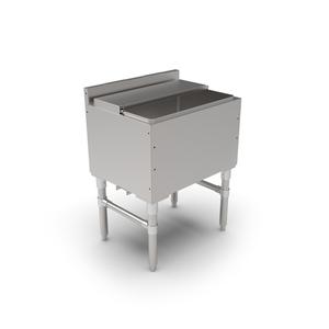 John Boos UBIB-1824-X Slim-Line 24in x 18in Stainless Steel Underbar Cocktail Unit 