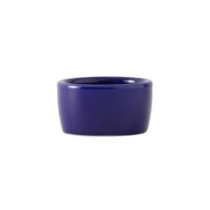 Tuxton China Inc BCX-0203 DuraTux 2 oz. Cobalt Ceramic Ramekin/Cheese Pipken - 4 Doz