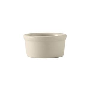 Tuxton China Inc BEX-025 DuraTux 2-1/2 oz. Amer White/Eggshell Round Ramekin - 4 Doz