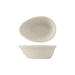 Tuxton China Inc BEX-025A DuraTux 2.5oz Amer White/Eggshell Teardrop Ramekin - 4dz 