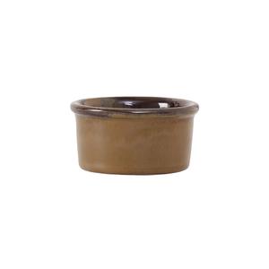 Tuxton China Inc GAJ-752 Artisan 2-1/2 oz. Mojave Ceramic Round Ramekin - 2 Doz