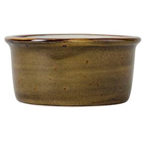 Tuxton China Inc GGW-752 Artisan Geode 2-1/2oz Walnut Porcelain Round Ramekin - 2dz 
