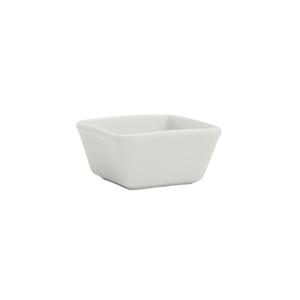 Tuxton China Inc GSP-750 Santorini 3 oz. Porcelain White Square Ramekin - 2 Doz