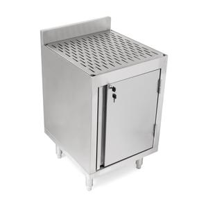 John Boos UBSC-2118-R-X Slim-Line 18" x 21" Stainless Steel Underbar Storage Cabinet