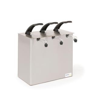 Nemco 10965 21.3inx 13.25in Stainless Steel Countertop Condiment Dispenser 