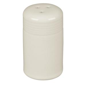 Tuxton China Inc BEI-0301 DuraTux 2oz Amr White/Eggshell Ceramic Pepper Shaker -1dz 