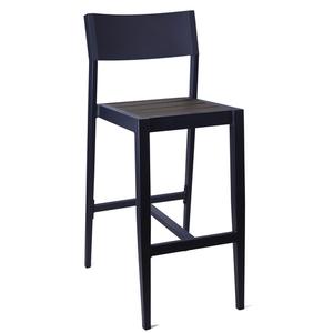 H&D Commercial Seating 7049B Stackable Aluminum Indoor/Outdoor Barstool 