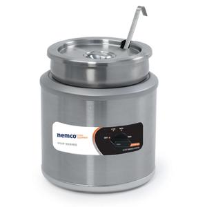 Nemco 6103A-ICL-220 11qt Countertop Round Food Pan Warmer/Cooker - 220v 