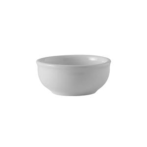 Tuxton China Inc BWB-050E DuraTux 5oz White Ceramic Sauce/Salsa Dish - 3dz 