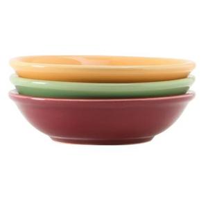Tuxton China Inc DYD-045G DuraTux 5-1/2oz Assorted Ceramic Round Sauce Dishes - 3dz 