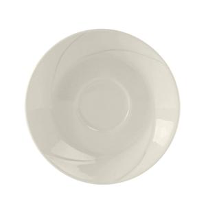 Tuxton China Inc ASU-082 San Marino 4-5/8in Diameter Pearl White Ceramic A.D. Saucer 