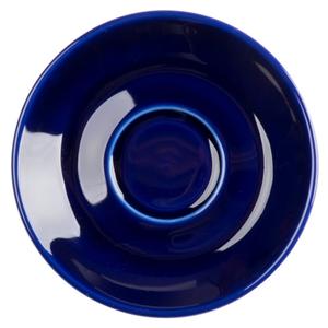 Tuxton China Inc BCE-0451 DuraTux 4-5/8in Diameter Cobalt Ceramic Cappuccino Saucer 