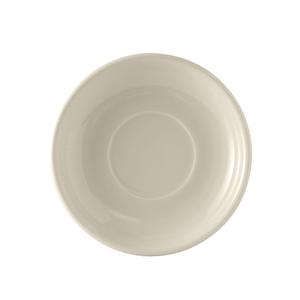 Tuxton China Inc BEE-066 DuraTux 6-3/4in Diameter Amr White/Eggshell Cappuccino Saucer 