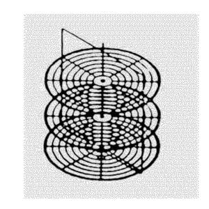 Nemco 66790-1 Heavy Gauge 18" Diameter 3-Tier Wire Rack System