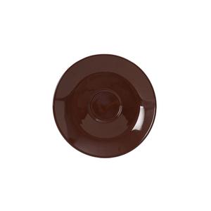 Tuxton China Inc DME-0631 DuraTux 6-3/8in Diameter Mahogany Ceramic Cappuccino Saucer 