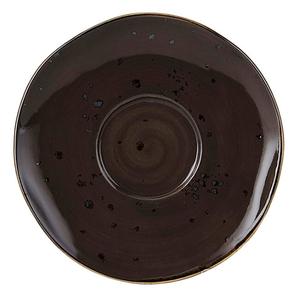 Tuxton China Inc GGM-084 Artisan Geode 6-3/8in Dia. Mushroom Porcelain Saucer - 2dz 