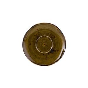 Tuxton China Inc GGW-084 Artisan Geode 6-3/8in Diameter Walnut Porcelain Saucer - 2dz 