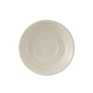 Tuxton China Inc HEE-054 Hampshire 5-1/2in Diameter Amer White/Eggshell Saucer - 3dz 