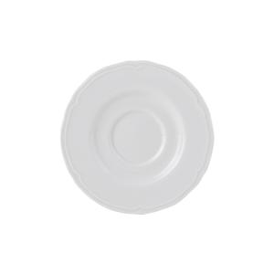 Tuxton China Inc SCE-050 Charleston 5in Dia. Porcelain White Espresso Saucer - 3dz 