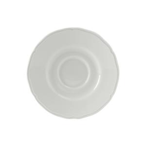 Tuxton China Inc SCE-060 Charleston 6in Diameter Porcelain White Saucer - 3dz 