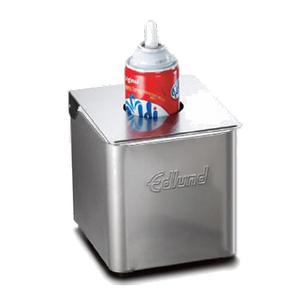Edlund CSR-016W Stainless Steel 1/6 Pan Cold Pan Box w/ White Plastic Insert