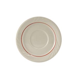 Tuxton China Inc YBE-054 Monterey 5-1/2in Dia. Eggshell with Berry Band Saucer - 3dz 