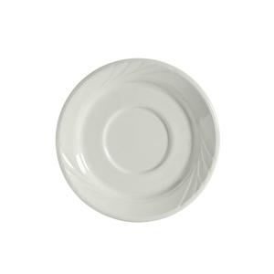 Tuxton China Inc YPE-054 Sonoma 5-1/2in Diameter Porcelain White Saucer - 3dz 