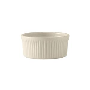 Tuxton China Inc BEX-1002 DuraTux 10oz Amer White/Eggshell Ceramic Souffle - 1dz 