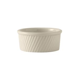 Tuxton China Inc BEX-1604 DuraTux 13.5oz Amer White/Eggshell Ceramic Souffle - 1dz 