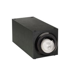 Dispense-Rite LID-STK-1BT Black Polystyrene 8inx 18.5"Countertop Lid Dispensing Cabinet 