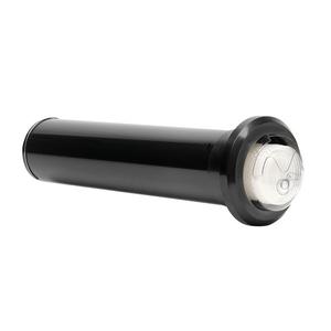 Dispense-Rite SLR-LID-2 22in Black Plastic Spring Loaded In-Counter Lid Dispenser 