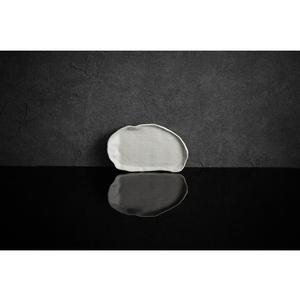 Oneida L1160000131 LEK by Luzerne 8in White Stoneware Oval Plate - 1dz 