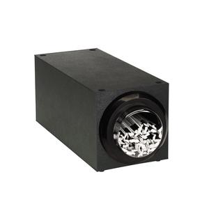 Dispense-Rite STR-STK-1BT Black Plastic 8in x 18.5in Countertop Stackable Straw Dispense 