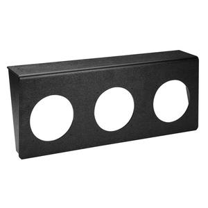 Dispense-Rite UCMB-3BT Black Polystyrene 23.5" x 5" Surface Mount Dispenser Bracket