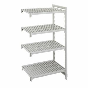 Cambro CPA243672V4480 Camshelving Premium 4-Tier 24"W x 36"L x 72"H Add-On Unit