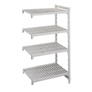 Cambro CPA244272V4480 Camshelving Premium 4-Tier 24"W x 42"L x 72"H Add-On Unit 