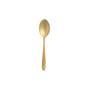 Oneida T017STSF Mascagni 5.75in Stainless Steel Brush Gold Teaspoon - 1dz 
