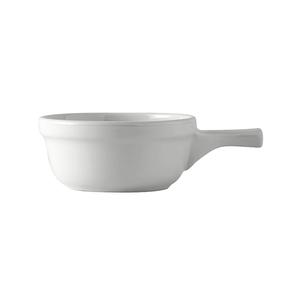 Tuxton China Inc BWS-1202 DuraTux 12 oz. White Ceramic French Casserole Dish - 1 Doz