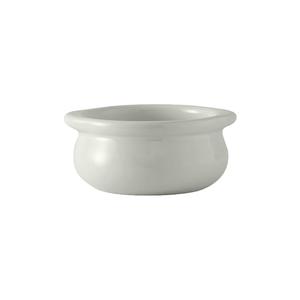 Tuxton China Inc BWS-1203 DuraTux 12 oz. White Ceramic Onion Soup Crock - 1 Doz