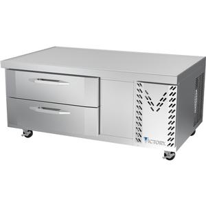 Victory Refrigeration CBF52HC 52in One-Section 9.58cuft Chef Base Freezer with (2) Drawers 