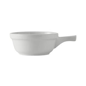 Tuxton China Inc BWS-1402 DuraTux 12.5 oz. White Ceramic French Casserole Dish - 1 Doz